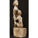 MF371 Skulptur der Sakalava kopulierendes Paar 55  cm ca.1985