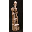 MF375 Skulptur der Sakalava kopulierendes Paar 74 cm ca.1985 