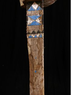 AL210 original und sehr selten AloAlo Grabstele Maroanaka Nr.3 ca. 1950  Länge 168 cm