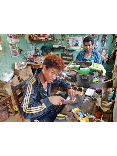 Mini Austin Cooper bunte Dosen M 1:10 Länge 42 cm