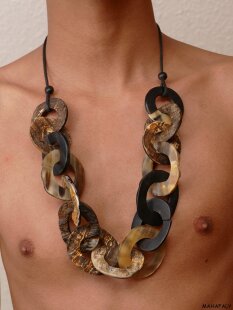 Horn Gliederkette Gaziaya 45 cm = Code G