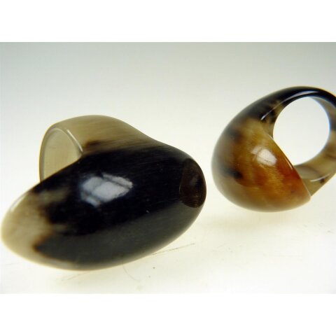 Hornring Design M35 = Code D dunkel Ø=21,5mm - U=67mm