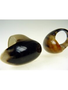 Hornring Design M35 = Code D dunkel Ø=21,5mm - U=67mm