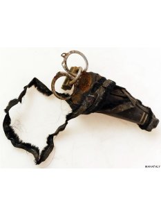 Zauberhorn Mohara ody Nr.16 Amulett und Fetisch der Sakalava 13 cm ca. 1970