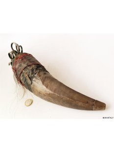 Zauberhorn Mohara ody Nr.20 Amulett und Fetisch der Sakalava 38 cm ca.1960