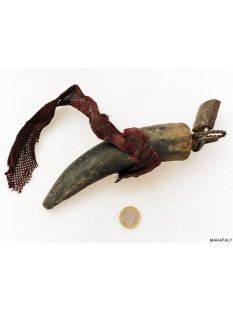 Zauberhorn Mohara ody Nr.21 Amulett und Fetisch der Sakalava 21 cm ca.1970