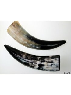 Zier- und Trinkhorn gemasert 25 cm 1A Qualität 0,2...