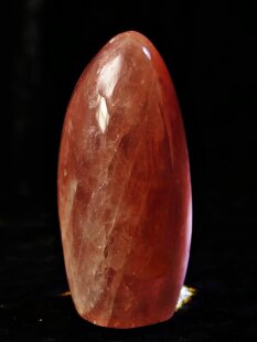 RQS13 Rosenquarz Skulptur poliert Freeform 11 cm original...