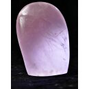 RQS15 Rosenquarz Skulptur poliert Freeform 11 cm original Madagaskar 575 g