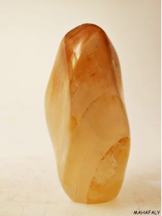 BKSH28 Bergkristall H&auml;matit Madagaskar Freeform Skulptur 14 cm 1415 g
