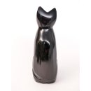 Hornfigur Katze = Code E  schwarz 12 cm