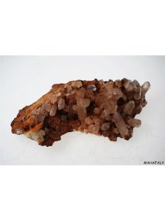 KS136 Kristall Stufe Formation Madagaskar H&auml;matit Quarz 710 g 17 x 10 x 6 cm
