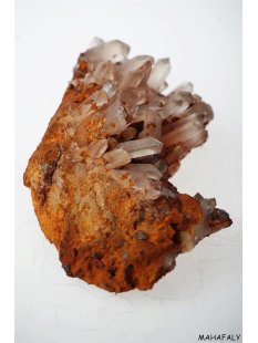 KS136 Kristall Stufe Formation Madagaskar H&auml;matit Quarz 710 g 17 x 10 x 6 cm