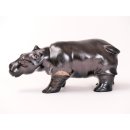 Hornfigur Hippothamus Mini Flußpferd = Code H  12 cm