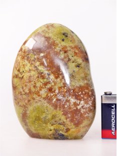 OF02 Madagaskar Opal grün Prasopal poliert 13 cm 870 g