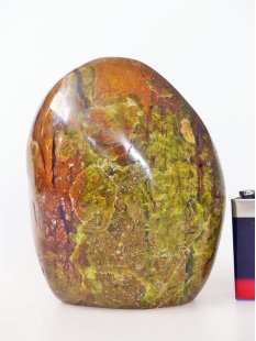 OF03 Madagaskar Opal gr&uuml;n Prasopal poliert 12 cm 830 g