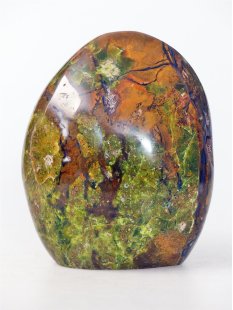 OF03 Madagaskar Opal gr&uuml;n Prasopal poliert 12 cm 830 Gr.