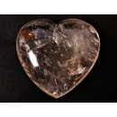 Handschmeichler 1 StückTrommelstein Herzform Madagaskar Edelsteine D: 80 mm poliert Heilstein Edelstein getrommelt Bergkristall