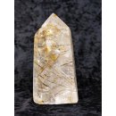 BKSH96 Bergkristall mit Includien Rutil Quarz Madagaskar Naturform poliert 12 cm 630 g