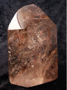 BK105 Bergkristall mit Includien Rutil Quarz Madagaskar...