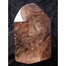 BK105 Bergkristall mit Includien Rutil Quarz Madagaskar Naturform poliert 10 cm 380 g