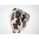 BKSH112 Bergkristall Ladolit mit Includien Einschlüssen Madagaskar Naturform poliert 10 cm 550 g