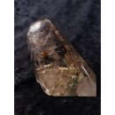 BKSH118 Bergkristall Ladolit mit Includien Einschlüssen Madagaskar Naturform poliert 6 cm 87 g