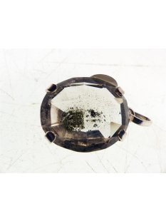 Anhänger 14 Rutilquarz Kristall Titanrutil mit 925 Silberfassung 20 x 15 mm Madagaskar