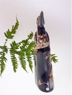 Hornfigur Glücksvogel Kranich = Code I 18 - 21 cm