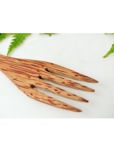Vietnam Kokosholz Ess Gabel 12 cm = Code Y