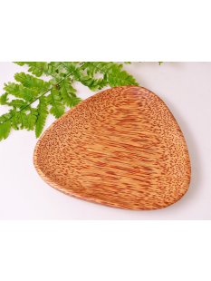 Vietnam Kokosholz Teller / Tablet Jian 15 cm = Code D