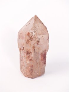 KS91 Kristall Hämatit Bergkristall mit Gipshaut Madagaskar 450 g 100 mm