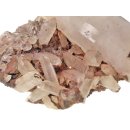 KS104 Bergkristall Hämatit Formation Stufe Madagaskar 670 g 170 mm