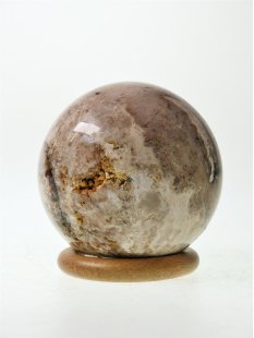 KOB02 Opal braun Kugel Madagaskar 420 g D 70