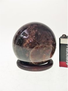KOB04 Opal braun Kugel Madagaskar 310 g D 66 mm