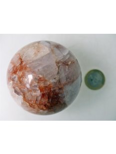 KHä01 Hämatit Quarz Kugel poliert D: 64 mm original Madagaskar 370 g