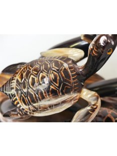 Horn Figurengruppe Schildkrötenschwarm 25 cm =  Code N