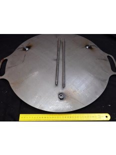 Stahlschale D: 47 cm mit Schraubfüßen für Kugelkollektion bis D 60 mm