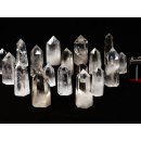 BKLOT.03= 18 St.Bergkristall Prismen 1A Qualität mit verschiedenen Einschlüssen 40 - 80 mm lang LOT = 1 kg
