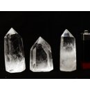 BKLOT.03= 18 St.Bergkristall Prismen 1A Qualität mit verschiedenen Einschlüssen 40 - 80 mm lang LOT = 1 kg