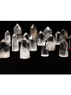 BKLOT.04= 15 St.Bergkristall Prismen 1A Qualität mit...