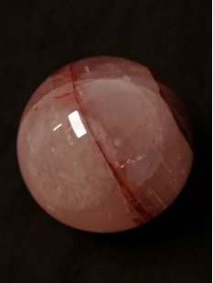 KHä07 Hämatit Quarz rot Kugel poliert D: 68 mm AA Qualität original Madagaskar 467 g