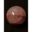 KHä07 Hämatit Quarz rot Kugel poliert D: 68 mm AA Qualität original Madagaskar 467 g