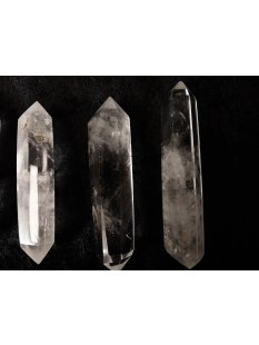 1 Stück aus Lot Bergkristall Prismen Doppelender Madagaskar 1A Qualität 31 - 50 g L 50 - 85 mm