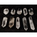 1 Stück aus Lot Bergkristall Prismen Doppelender Madagaskar 1A Qualität 31 - 50 g L 50 - 85 mm