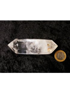BKDE23 Bergkristall Prismen Doppelender Madagaskar 1A Qualität 120 g 105 x 30 mm