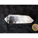 BKDE23 Bergkristall Prismen Doppelender Madagaskar 1A Qualität 120 g 105 x 30 mm