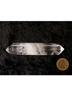 BKDE25 Bergkristall Prismen Doppelender Madagaskar 1A Qualität 115 g 107 x 32 mm
