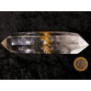 BKDE28 Bergkristall Prismen Doppelender Madagaskar 1A Qualität 260 g 140 x 42 mm