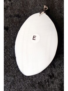 Perlmutt Anhänger echt Abalone oval gewölbt...